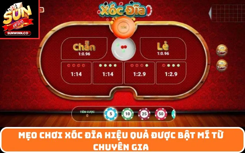 Mẹo chơi xóc đĩa hiệu quả được bật mí từ chuyên gia